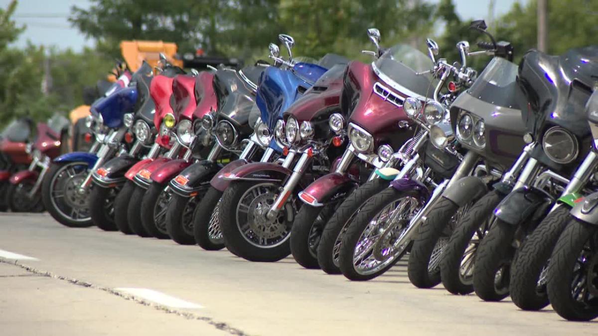 HarleyDavidson crowds arrive for 121st anniversary