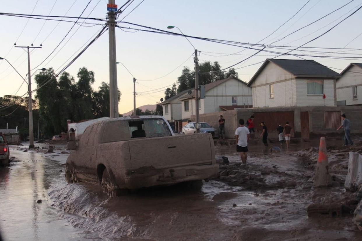 Extremely rare Chile flooding that left tens of thousands homeless