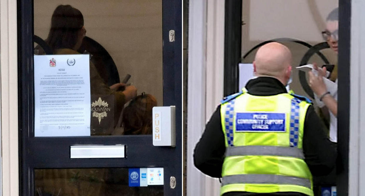 The hairdresser in Bradford has been told to shut until Wednesday. (SWNS)