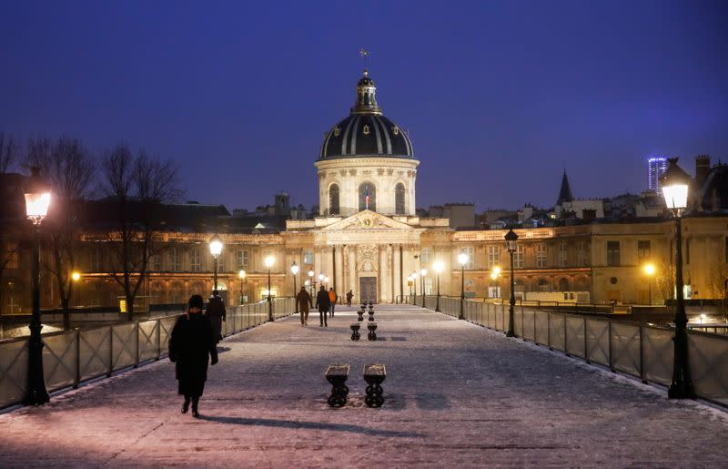 France enforces 6 p.m. curfew to stem the spread of the COVID-19, in Paris