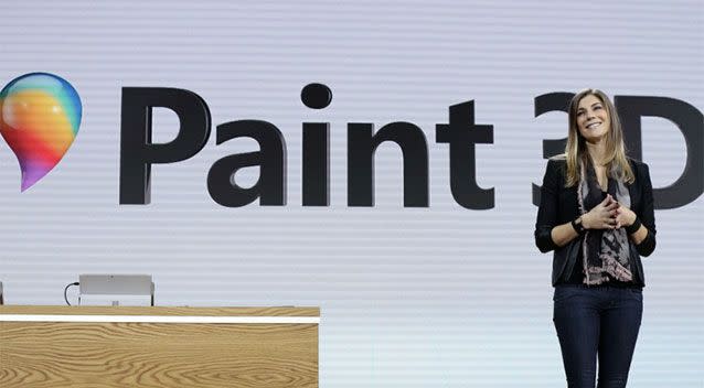 Paint 3D is a spin-off of MS Paint. Source: Rex via Yahoo UK