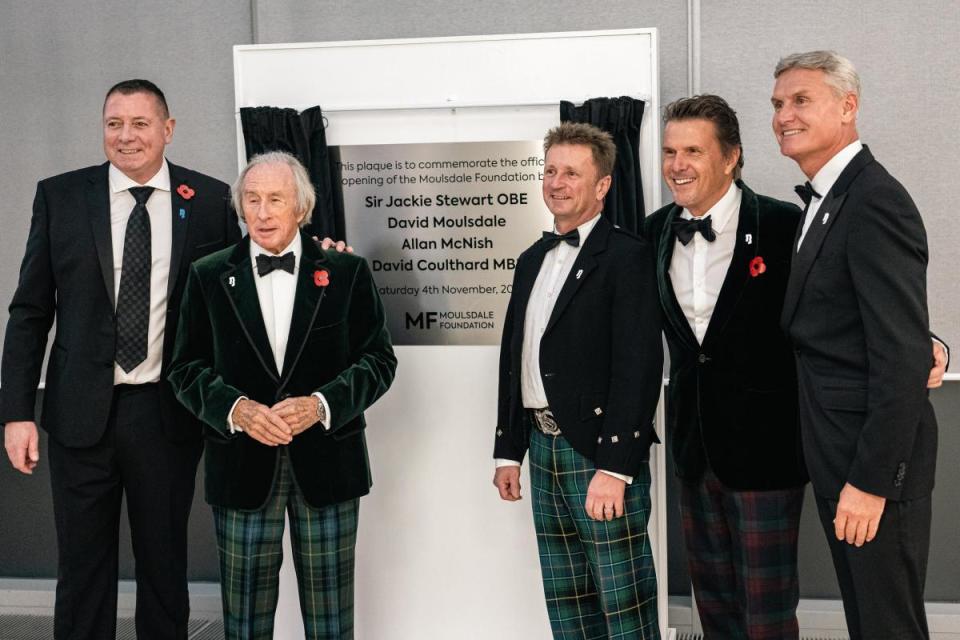 Sir Jackie Stewart joined by motorsports stars at Bishopbriggs event <i>(Image: Supplied)</i>