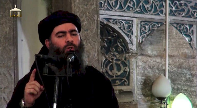 伊斯蘭國(IS)組織領袖巴格達迪(Abu Bakr al-Baghdadi) (檔案照片/AFP)