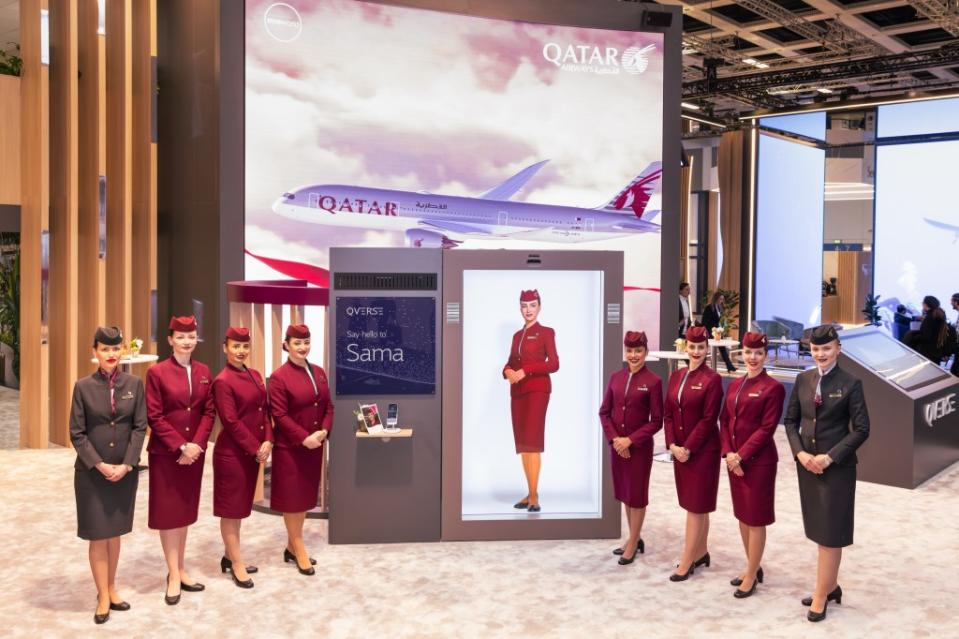 Qatar Airways has unveiled a virtual flight attendant. Qatar Airways