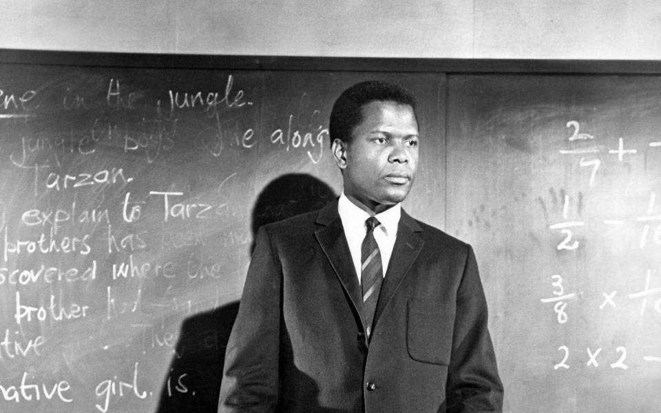 As a Guyanese immigrant teacher in a rough East End school in To Sir, With Love (1967) - Silver Screen Collection