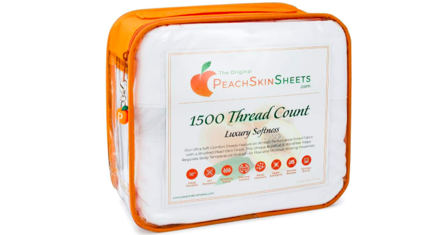 Set of PeachSkin sheets in packaging