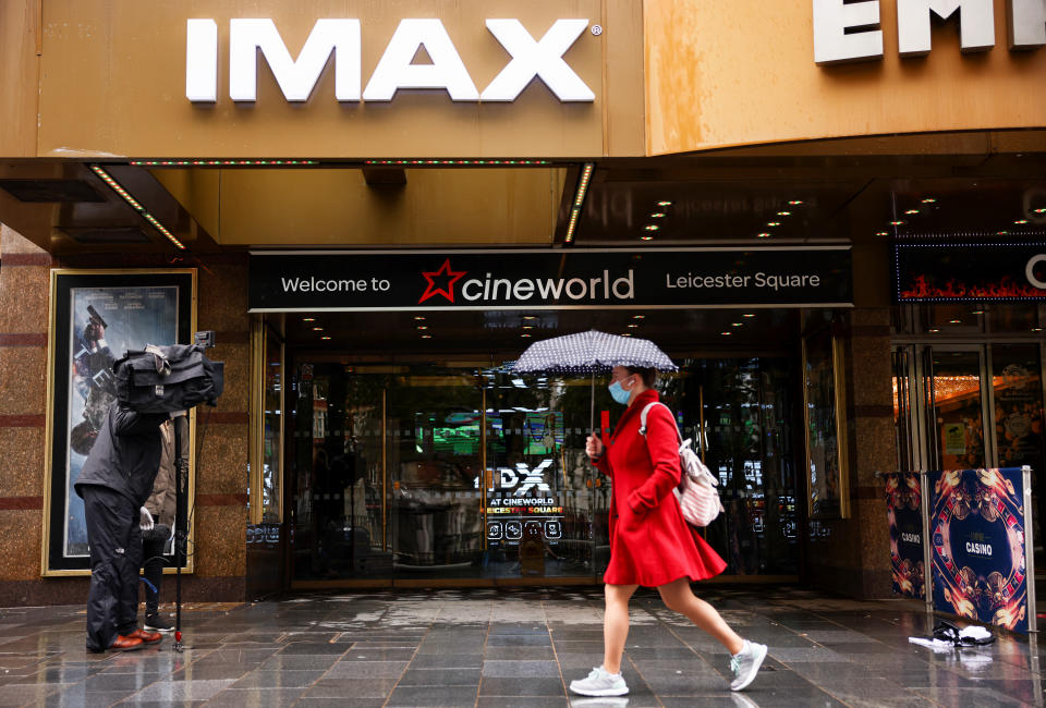 Cineworld in Leicester's Square, London. Photo: Henry Nicholls/Reuters