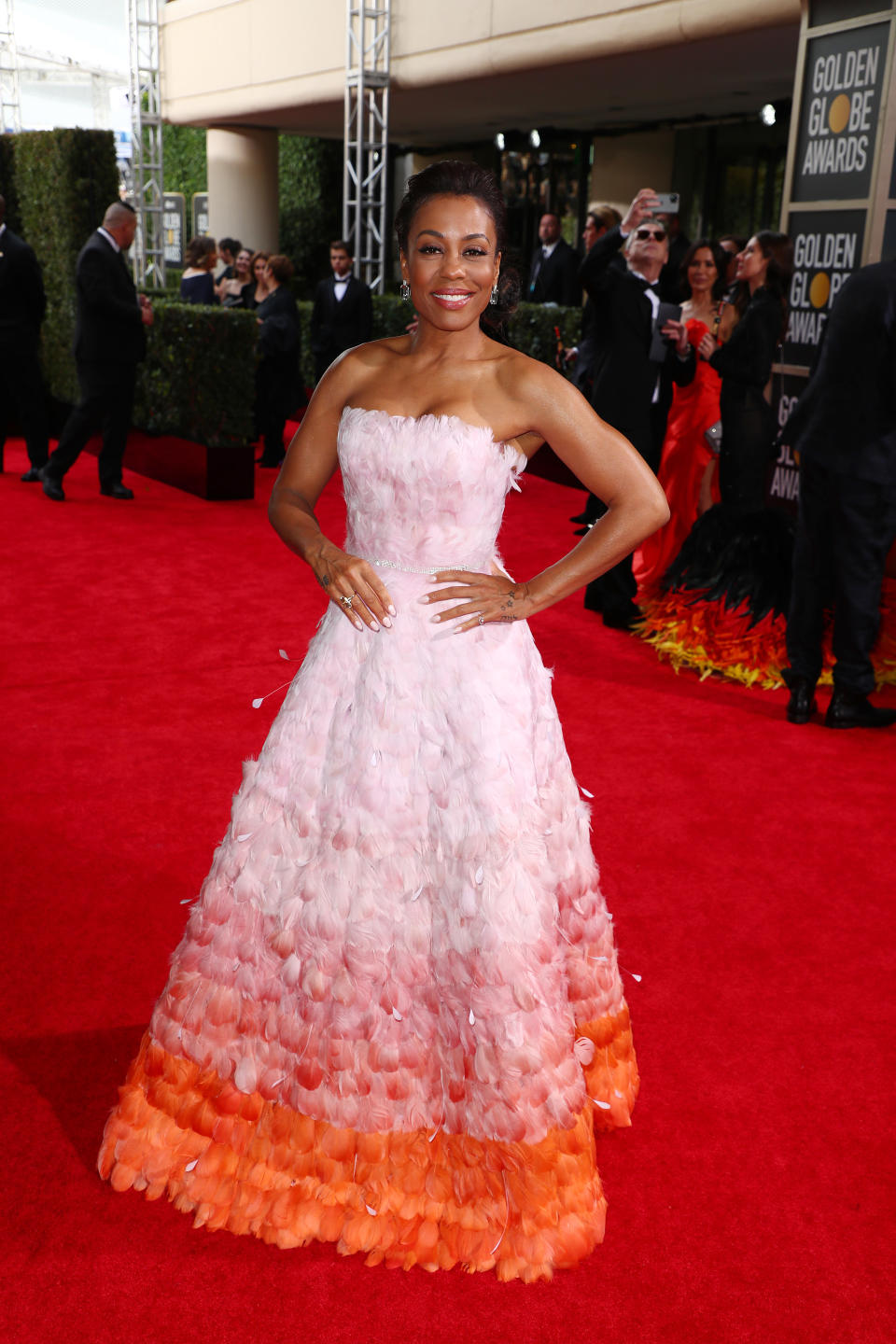 Karen Pittman at the 2020 Golden Globes