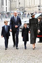 William and co. (minus Prince Louis) attended the Service of Thanksgiving honoring the life of Prince Philip at Westminster Abbey in London on March 29, 2022.