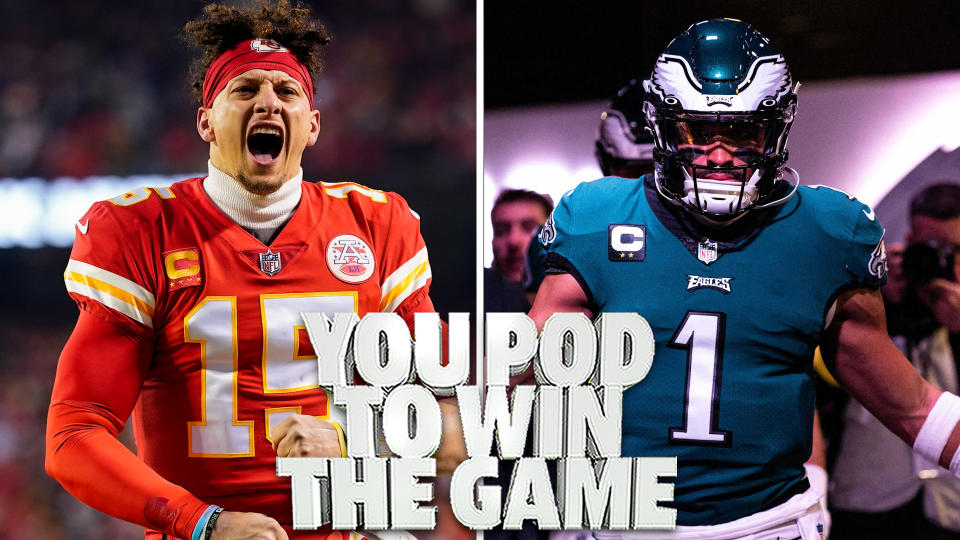 Kansas City Chiefs QB Patrick Mahomes and Philadelphia Eagles QB Jalen Hurts will face off in the Super Bowl on Sunday.