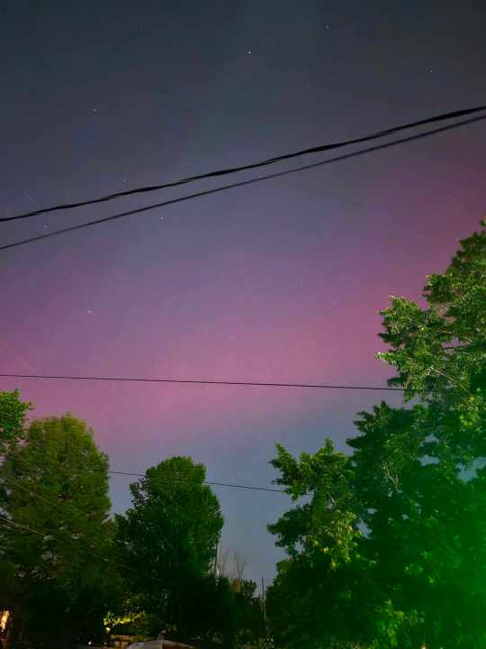 Northern lights in Wichita on May 10, 2024 (Courtesy: Shawntele Crownover)