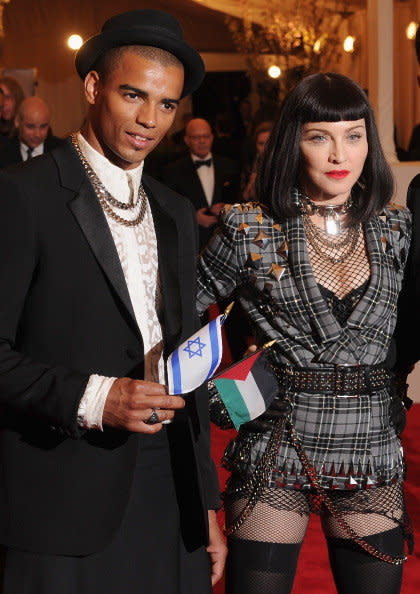 Madonna and her much young boyfriend <a href="http://www.huffingtonpost.com/2013/12/11/madonna-brahim-zaibat-split_n_4427341.html" target="_blank">called it quits in December</a> after dating since 2010. 