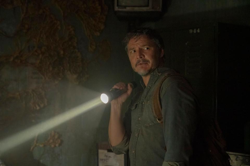 Pedro Pascal fights fungal zombies in HBO's "The Last of Us," a post-apocalyptic drama adapted from a popular video game.