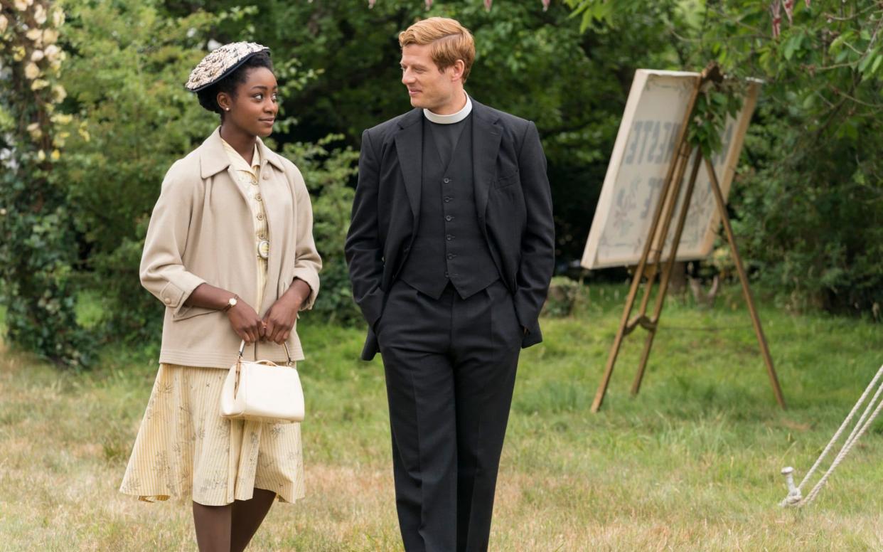 Simona Brown and James Norton in the new series of Grantchester -