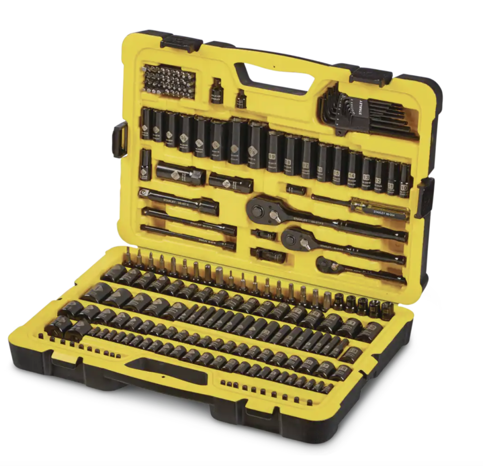 Stanley Professional Grade Black Chrome Socket Set, 229-Piece Set (Photo via Canadian Tire)