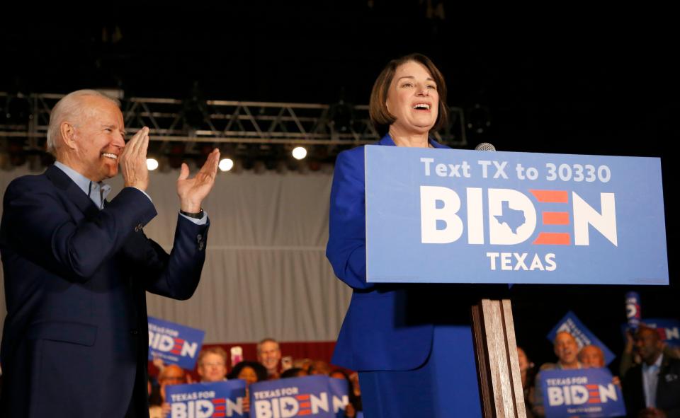 Amy Klobuchar for Joe Biden