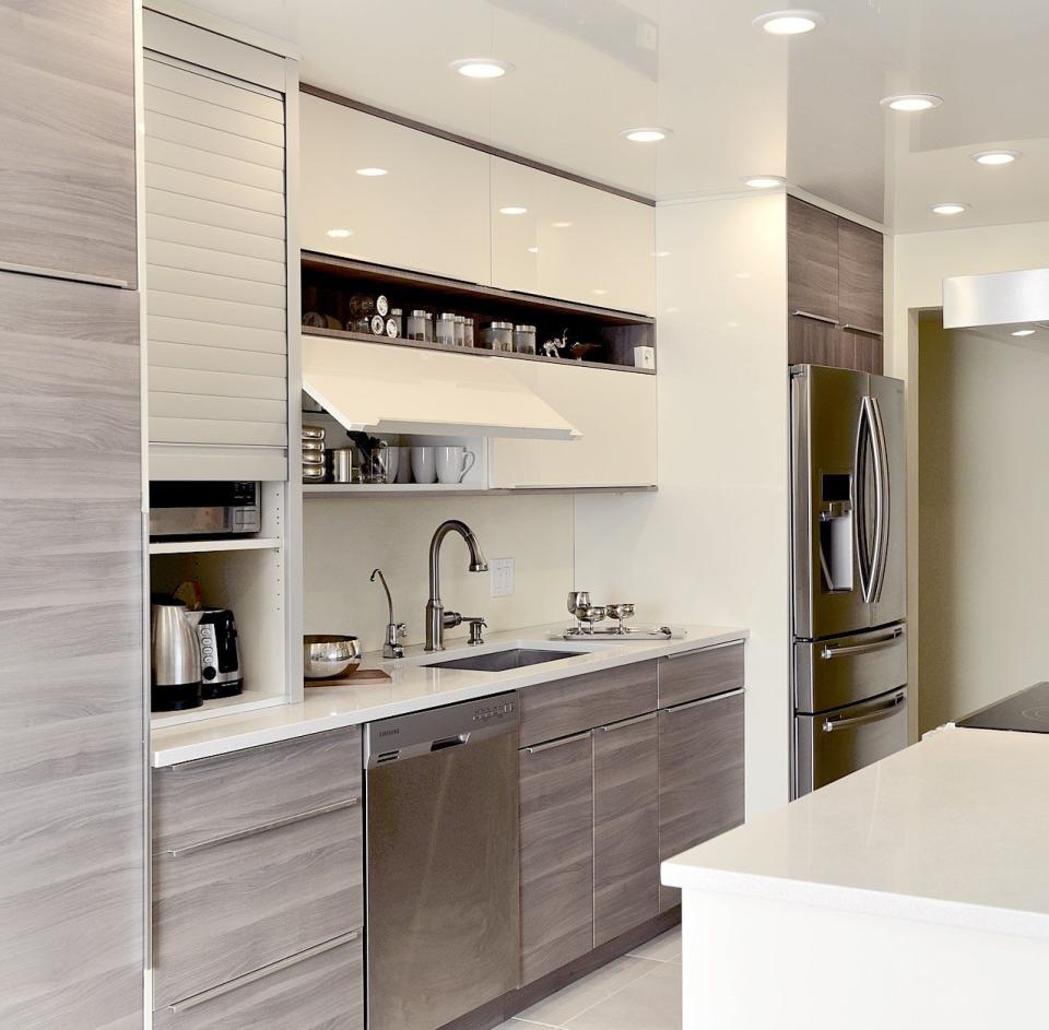 ikea cabinets in a custom designed kitchen