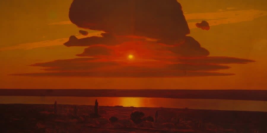 Painting Red Sunset by Arkhyp Kuindzhi from the collection of the Metropolitan Museum of Art