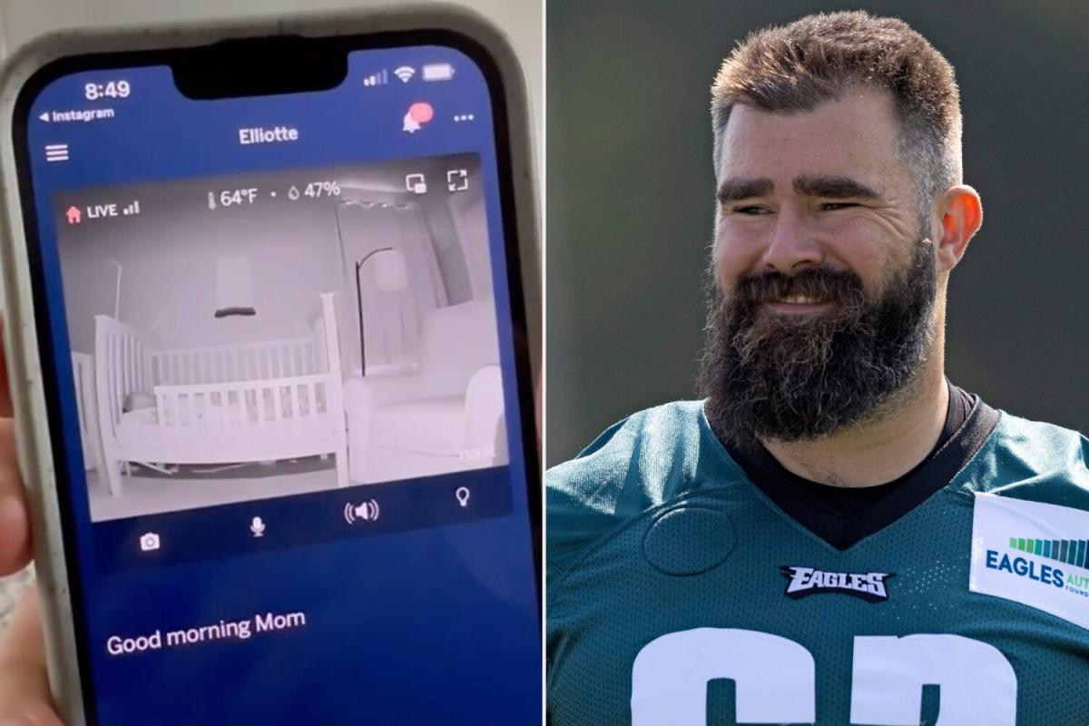 Philadelphia Eagles star Jason Kelce's daughter celebrates playoff win in  cutest way - Good Morning America