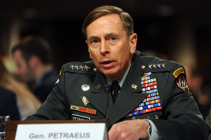 On November 9, 2012, CIA Director David Petraeus resigned, citing an extramarital affair. File Photo by Roger L. Wollenberg/UPI