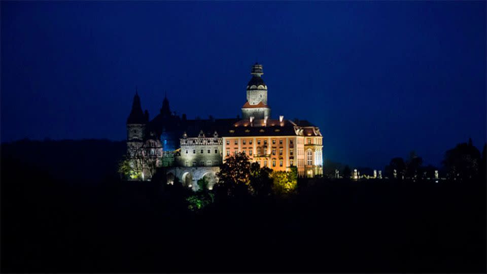 This is the Ksiaz Castle which is a major part of the mysterious underground Nazi city called Riese where it is alleged that the legendary Nazi Gold Train is hidden. Photo: Getty