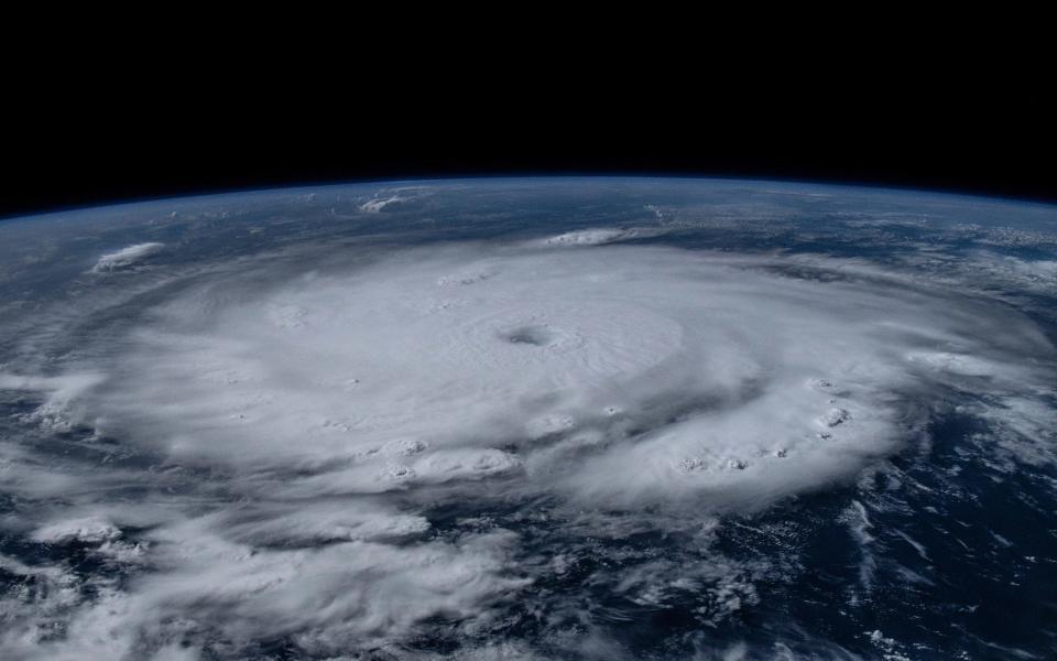 This image from NASA shows Hurricane Beryl as seen from space