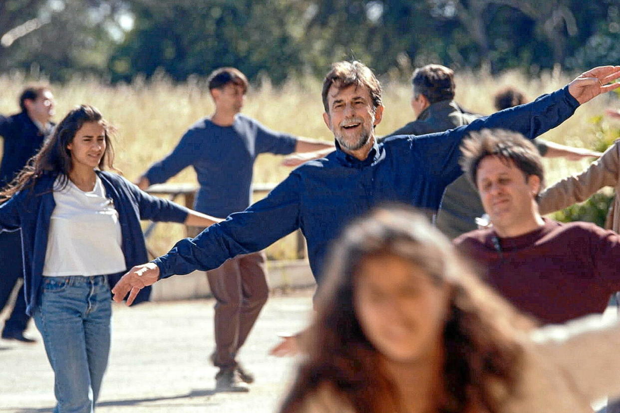 Nanni Moretti, devant et derrière la caméra pour son quinzième film, « Vers un avenir radieux ».  - Credit:Le Pacte films