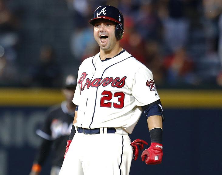 Nick Swisher calls it a career after 12 MLB seasons. He's head for a job with FOX Sports. (AP)