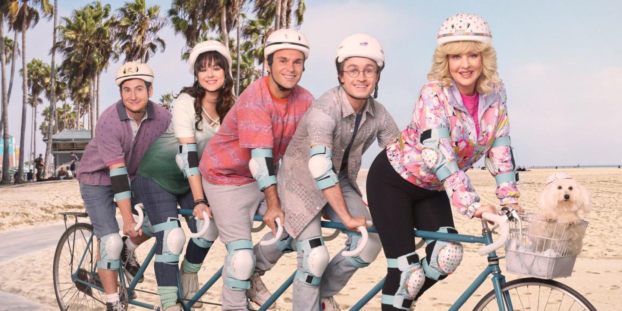 sam lerner, hayley orrantia, troy gentile, sean giambrone, wendi mclendoncovey, the goldbergs