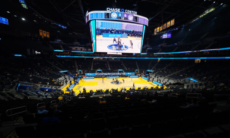 A general view of the Chase Center, home of the Golden State Warriors.