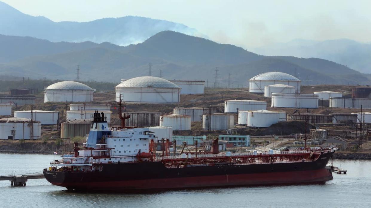 A Russian oil tanker. Stock photo: Getty Images