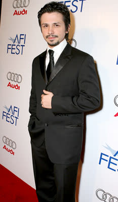 Freddy Rodriguez at the Los Angeles premiere of The Weinstein Company's Bobby