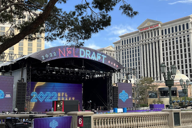 bellagio fountain nfl draft