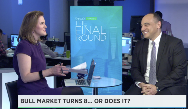 Yahoo Finance’s Jen Rogers (L) talks with Zor Capital’s Joe Fahmy on The Final Round. (Source: Yahoo Finance)