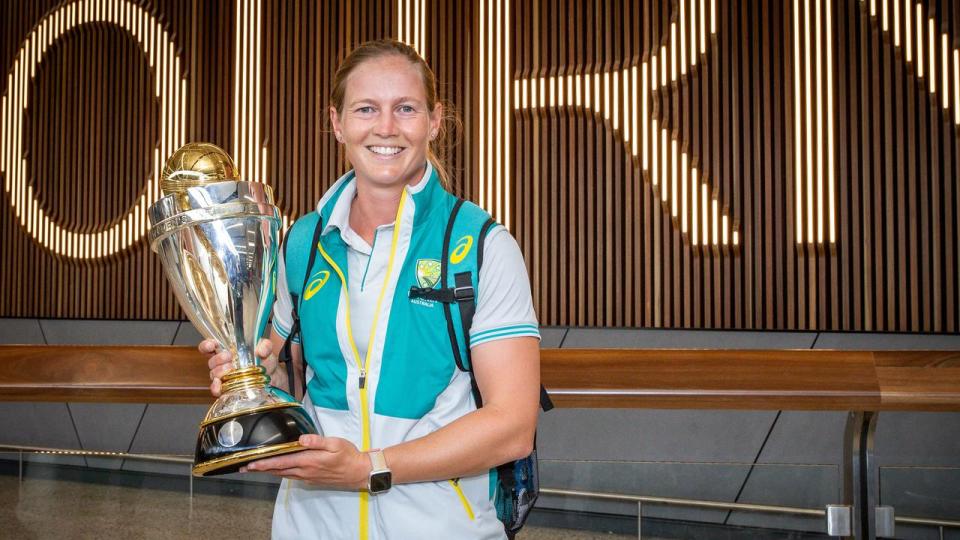 Australia Women's Team Melbourne Arrival