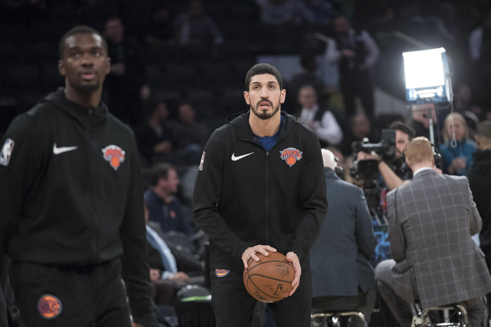 Enes Kanter has been ready to leave New York for a while. (AP Photo/Mary Altaffer)