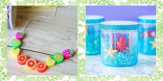 Glitter Ocean Slime Jars - A Pumpkin And A Princess