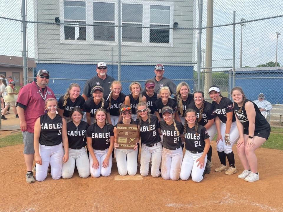 Eagleville's softball team captured the program's first region title with a 4-1 win over Huntland Wednesday.