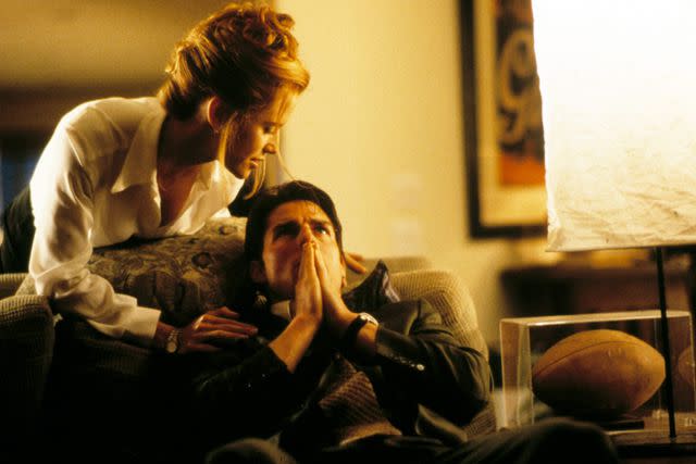 Everett Collection Kelly Preston and Tom Cruise in Jerry Maguire