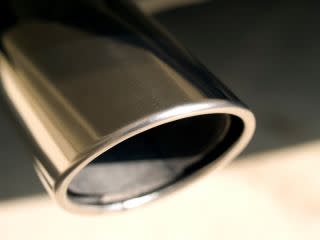 Chrome exhaust pipe