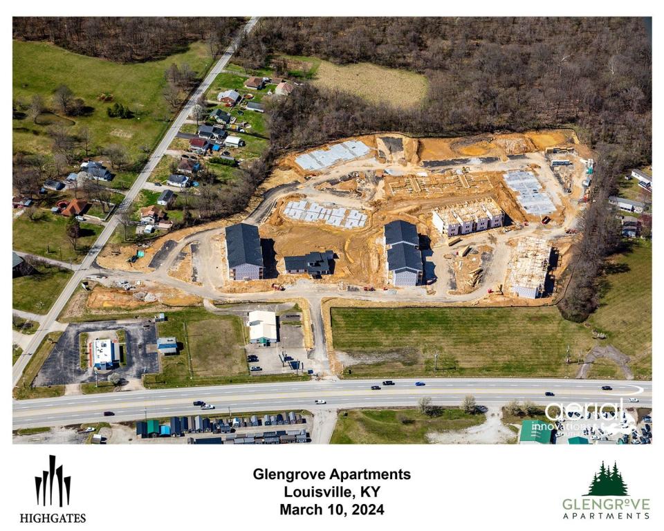 Brent Hackworth, the vice president of Construction and Development for The Highgates Group, said the complex will have 10 buildings with a total of 232 units.