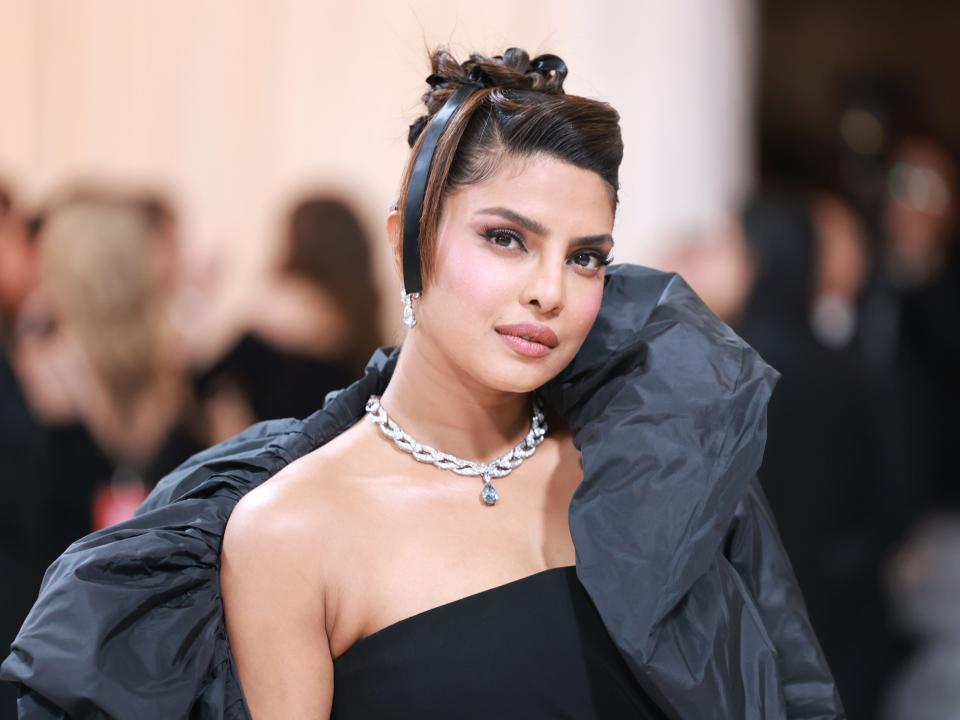 Priyanka Chopra Jonas attends The 2023 Met Gala in New York City in early May.