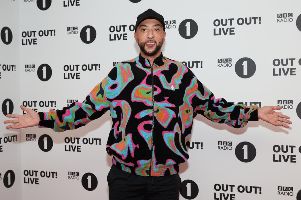 LONDON, ENGLAND - OCTOBER 16: DJ Target attends BBC Radio 1 Out Out! Live 2021 at Wembley Arena on October 16, 2021 in London, England. (Photo by Burak Cingi/Redferns)