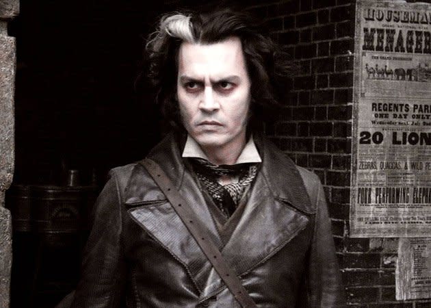 Sweeney Todd: The Demon Barber of Fleet Street (2007) Amidst the huge success of ‘Pirates’ Depp found time to film this gothic and gory musical putting himself in the shoes of the famous barber.