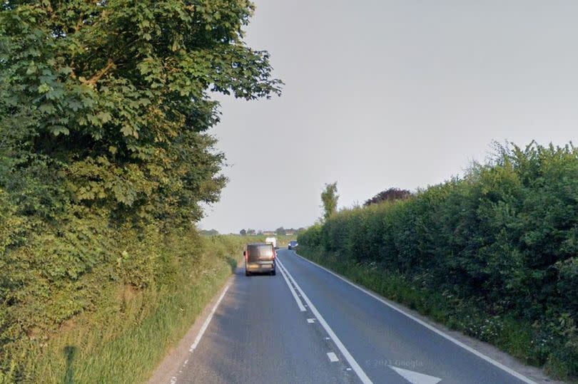 A man has died and another taken to hospital after a head-on collision on the A361 in Somerset