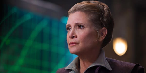 Carrie Fisher had already finished filming “Star Wars: Episode VIII” so Leia lives to fight another day