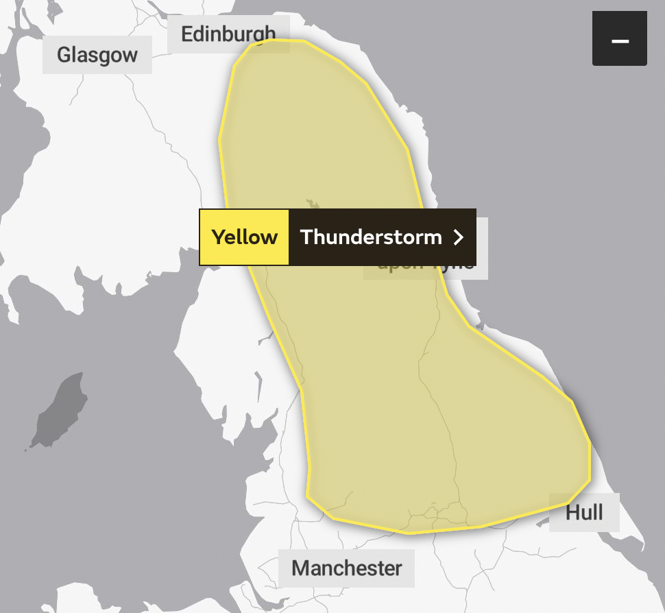 Met Office weather warning