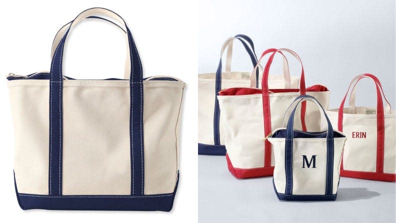 This roomy tote is great for errand runs.