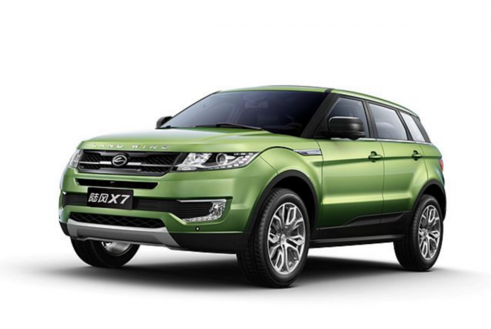 陸風 X7被參考車款 Land Rover Range Rover Evoque