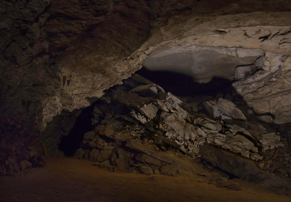 <p>Mammoth Cave, Barren County, Kentucky. (Photograph by Jeanine Michna-Bales) </p>